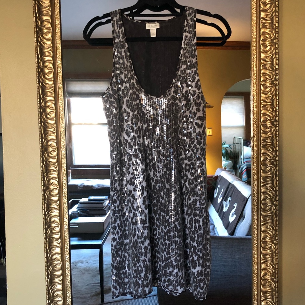 Rodarte Animal Print Sequin Dress